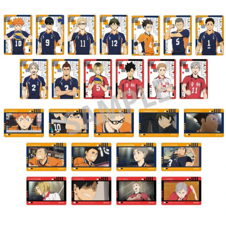 排球少年 Picharm透卡 TV场面写抱球站姿透卡第三弹1包2张