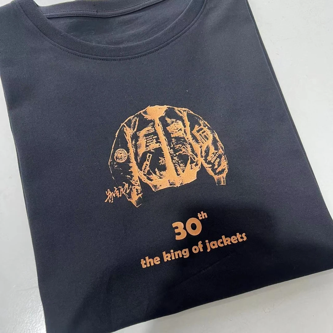 B-3 （3.2）夏季男士字母印花100%棉休闲短袖T恤  02920