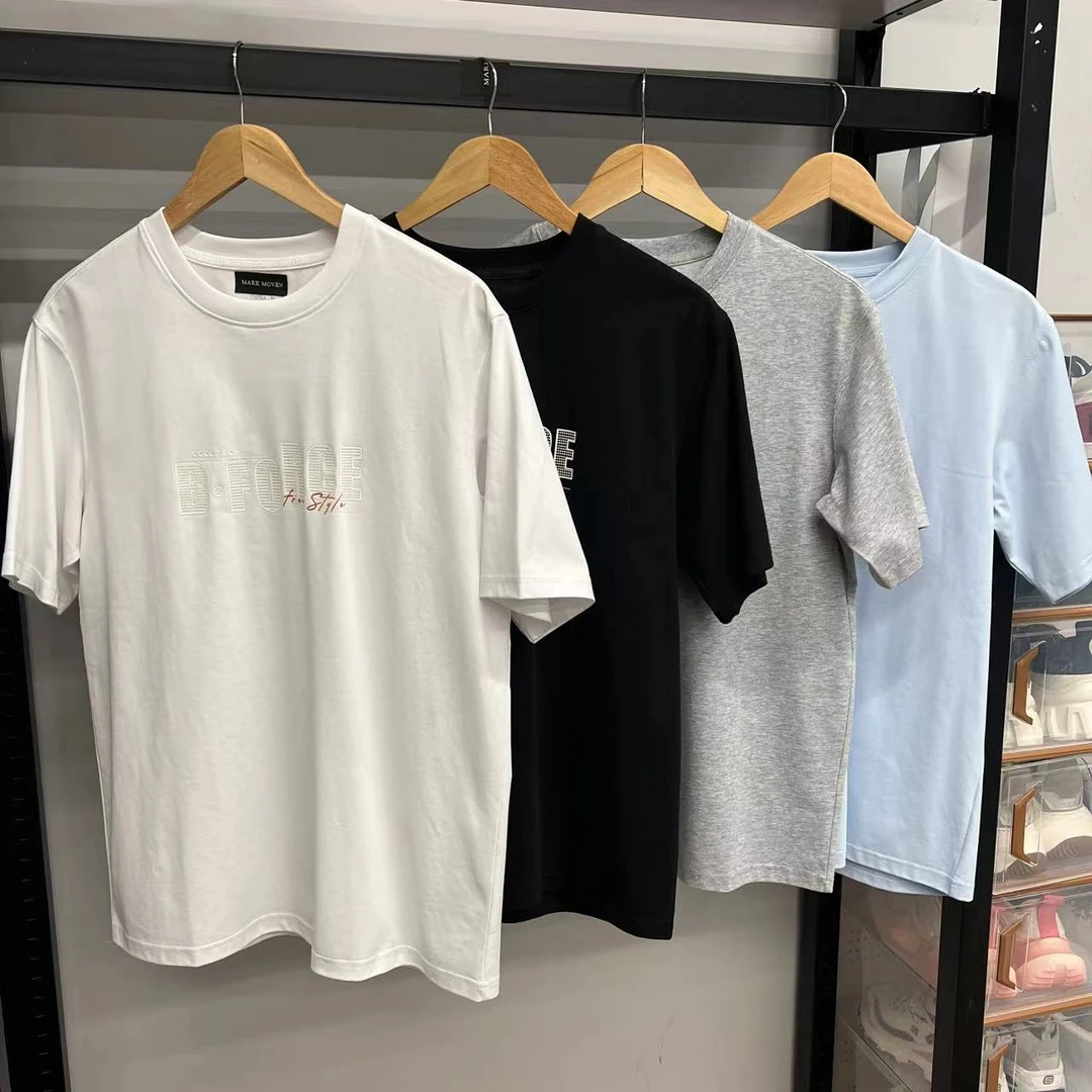 PHL A-8 潮牌春夏季男女同款纯色圆领凉感短袖T恤 07011