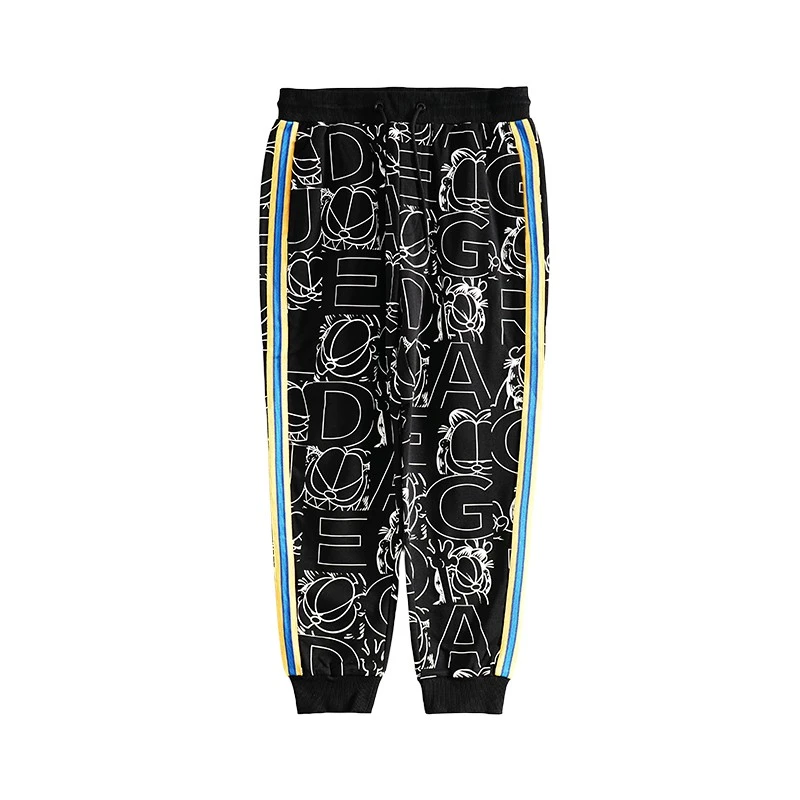 F潮牌秋季情侣款成人下装针织长裤  0109B