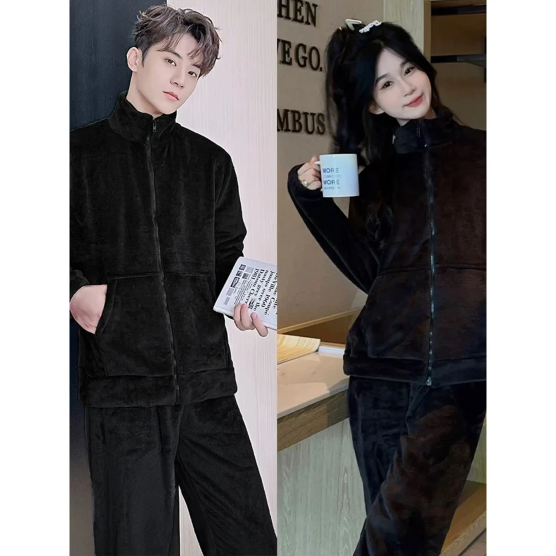 9412法兰绒居家保暖套装