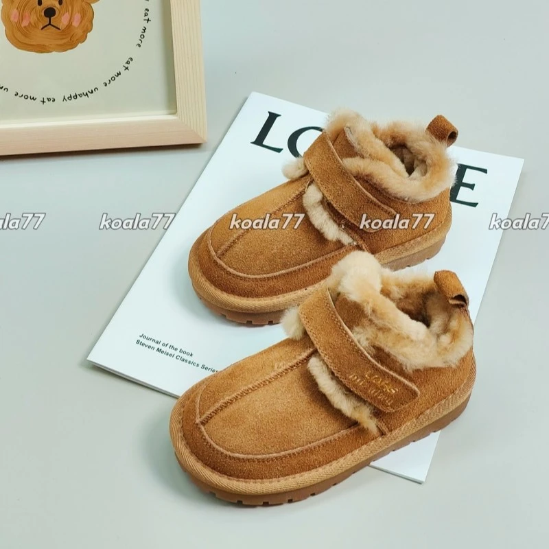 001-010拍这里 冬款雪地靴运动鞋男童女童保暖