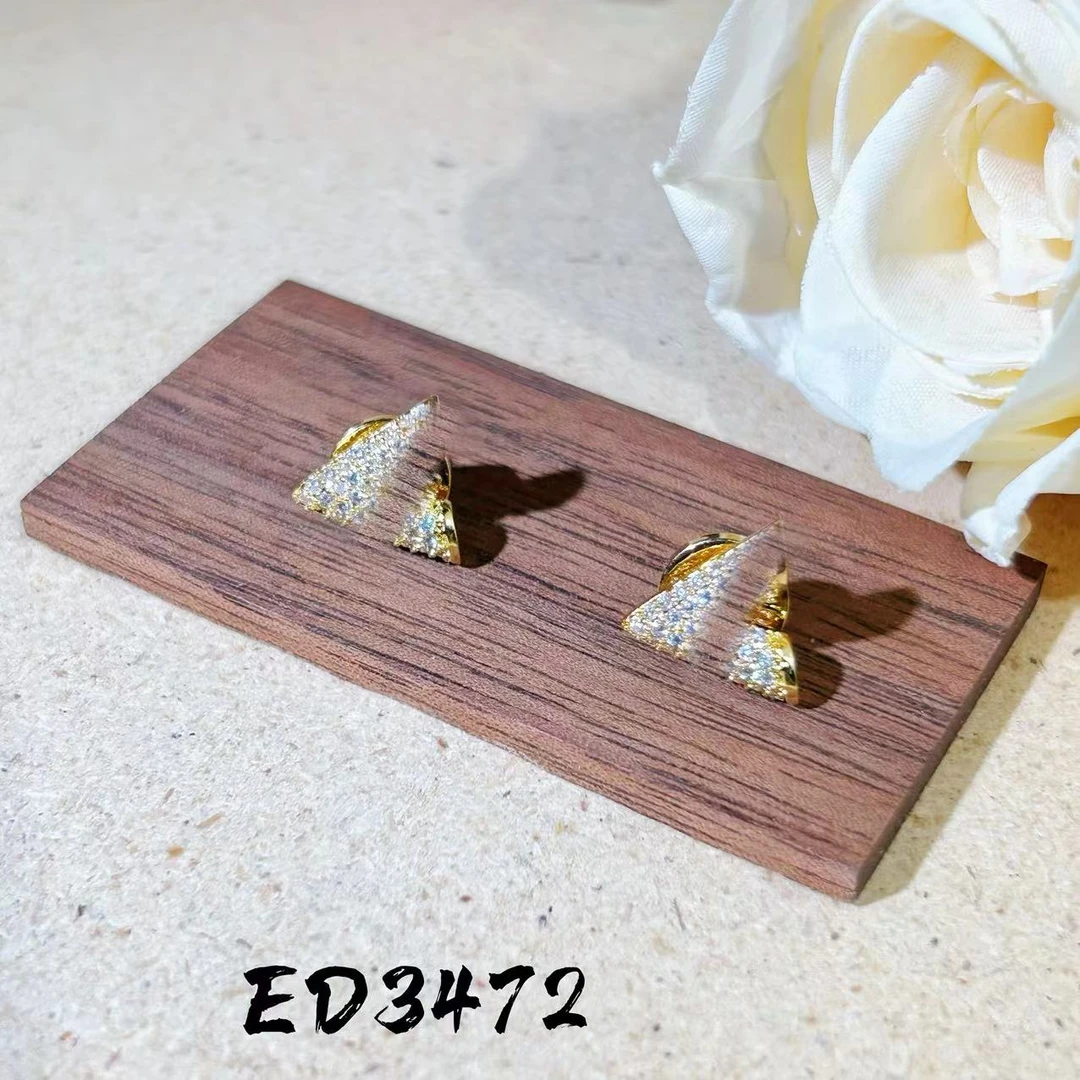 铜合金耳饰 气质轻奢时尚百搭小众简约ins精致ed3472