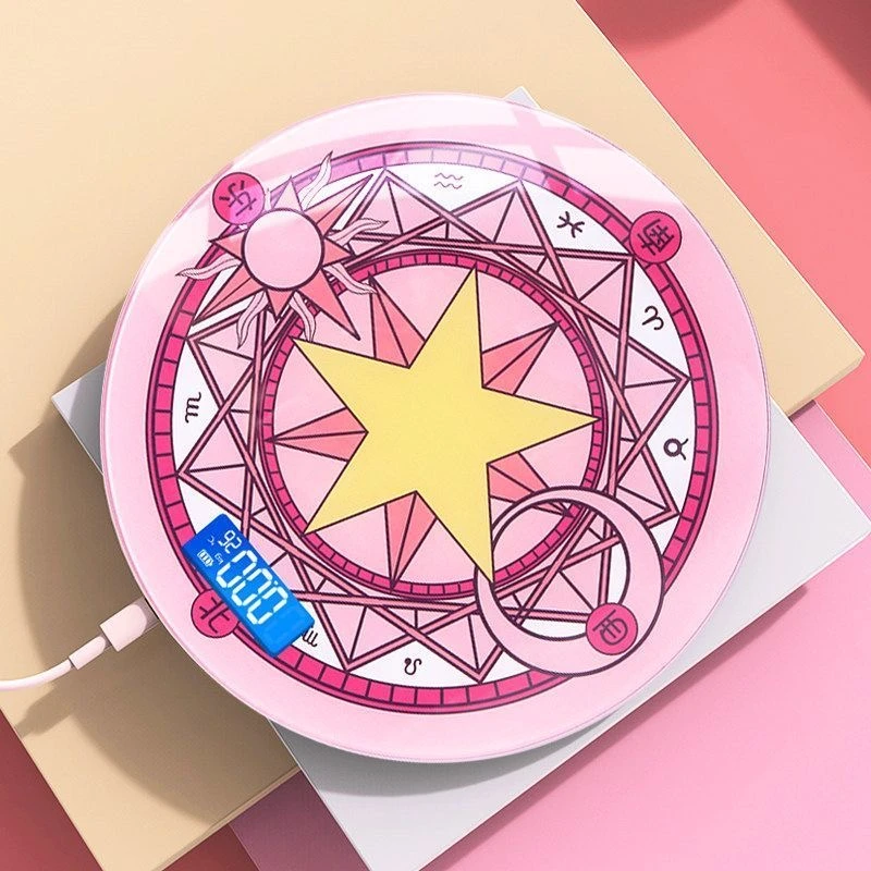 【居家好物】魔法阵体脂秤电子秤体重秤女生可爱高精度蓝牙充电