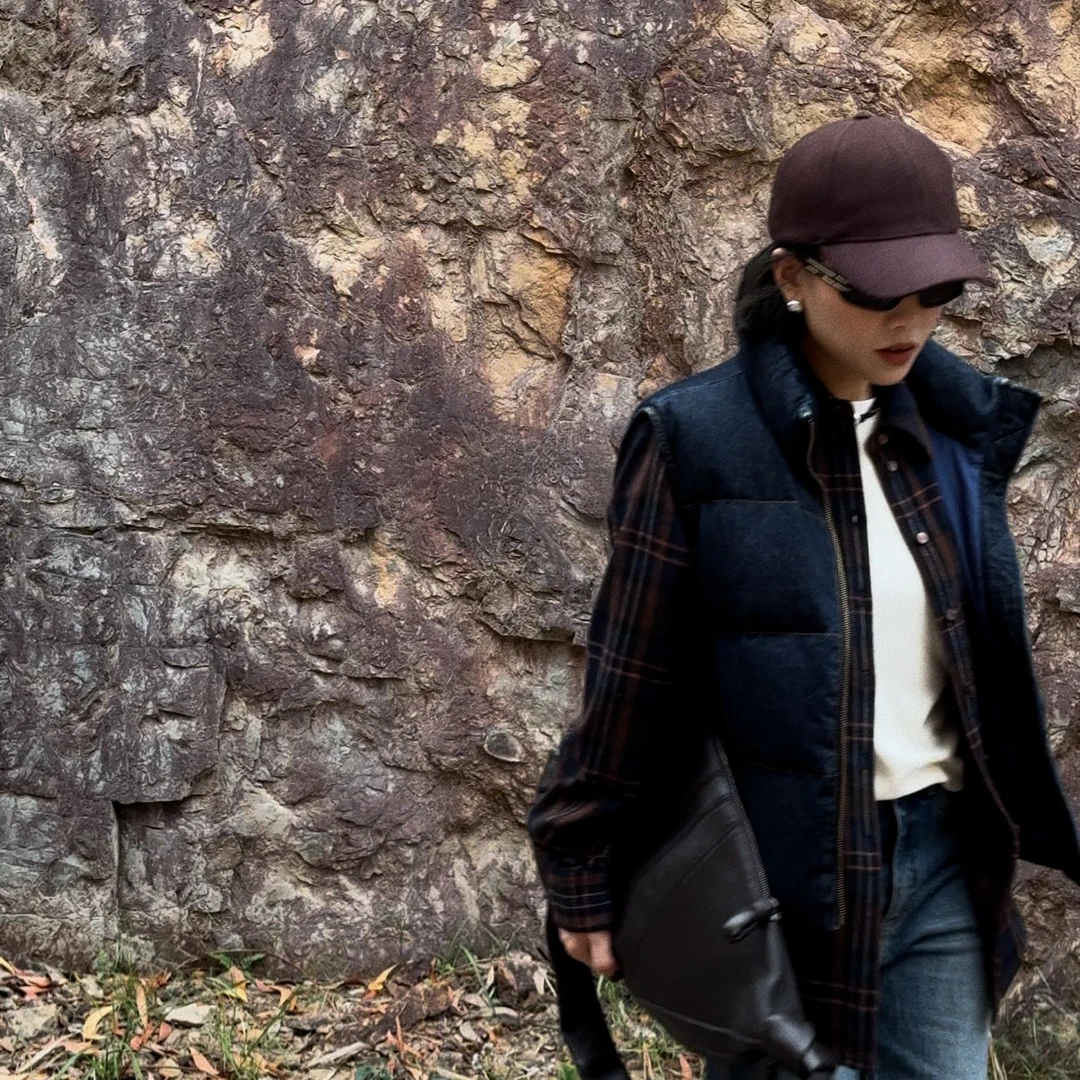 W.Diva【伊斯坦堡】赛格纺纱线90白鹅绒牛仔羽绒品质马甲4C3034130