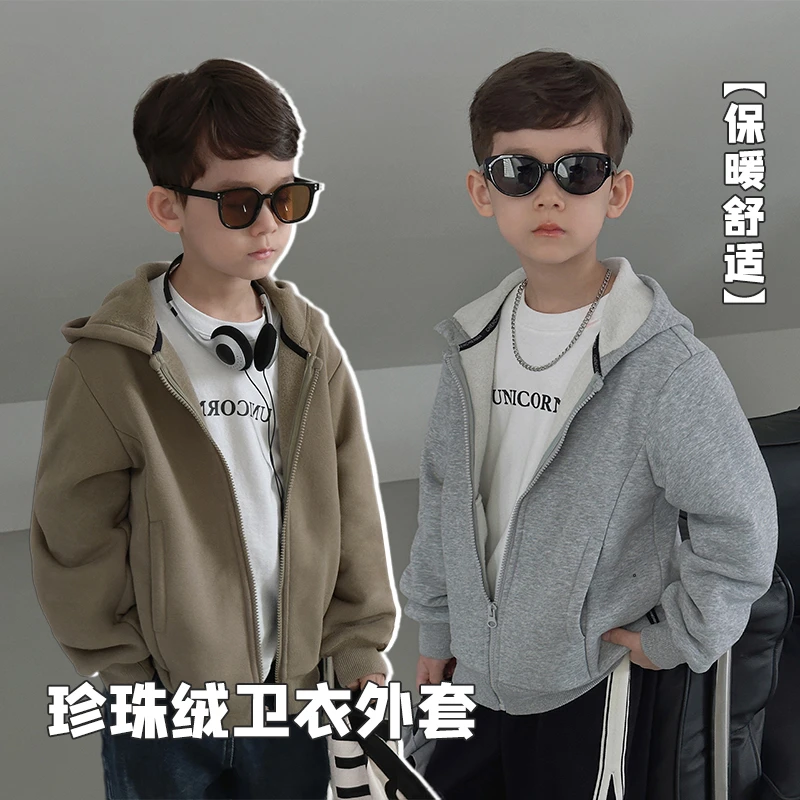 辰辰妈【可内搭】儿童秋装卫衣休闲外套长袖男女童可内搭上衣4674D