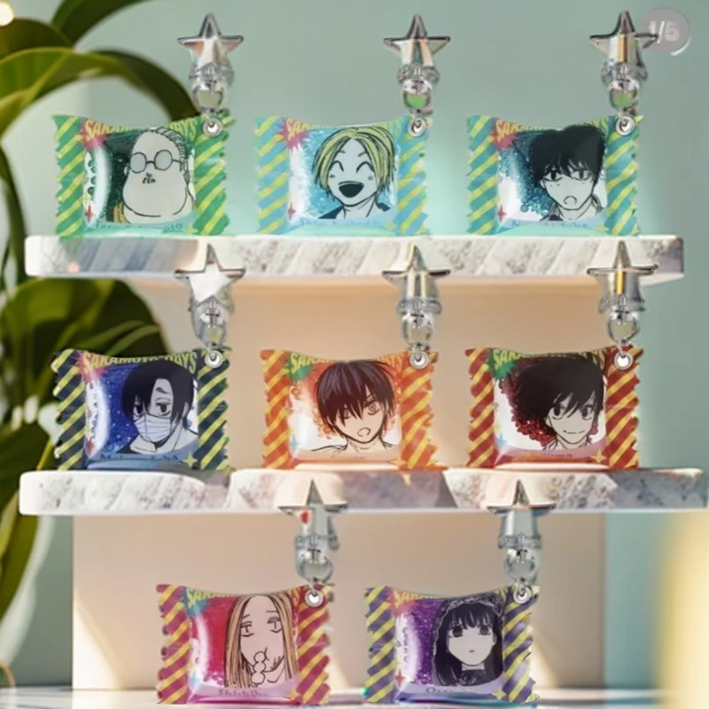 【拾捌拆卡】坂本日常 js糖果挂件 盲盒代拆