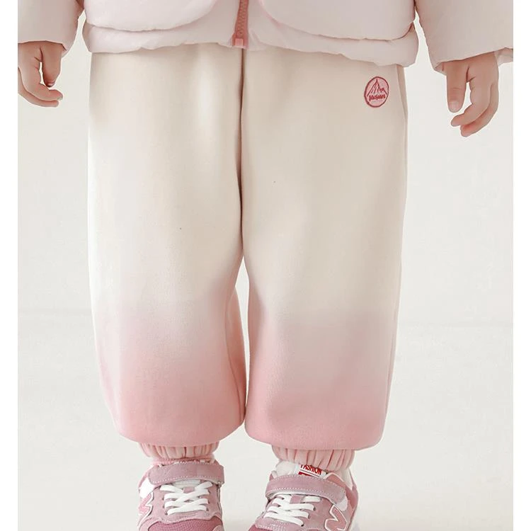 YOEHYAUL/幼悠幼悠 冬二波【浓郁奶香】加绒保暖洋气女童裤子 D3545