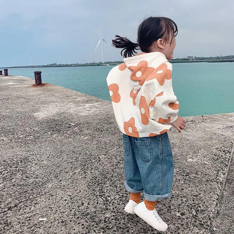 【YOEHYAUL幼悠】春秋宽松萌娃夏季穿搭休闲儿童牛仔裤 5814