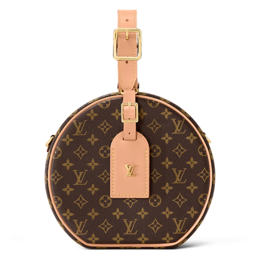 95新 LV 路易威登硬圆饼包手提包/00052