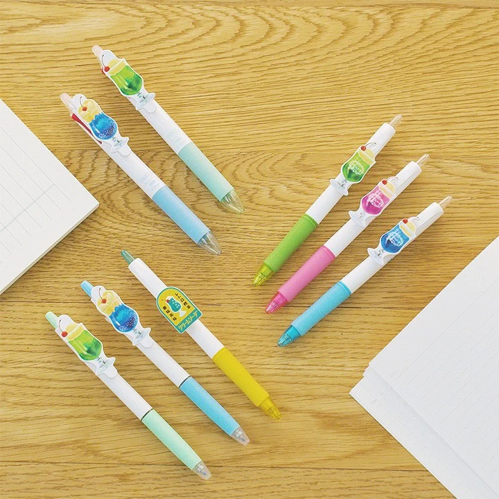 【bilivein】现货日本正品LOFT甜品喫茶系列限定款  黑色中性果汁笔