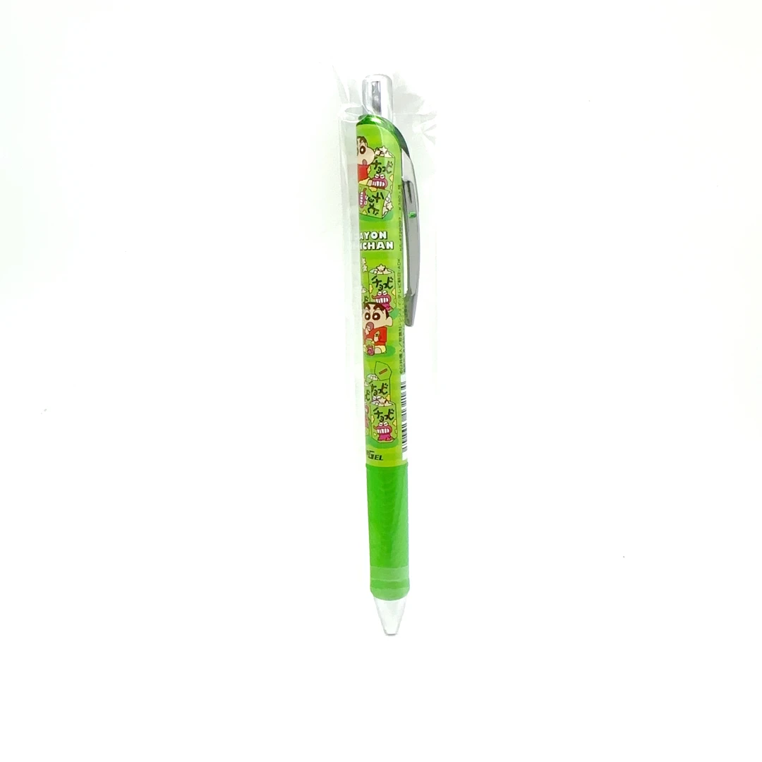 派通BLN75日本进口蜡笔小新初代绿色绝版黑色中性笔