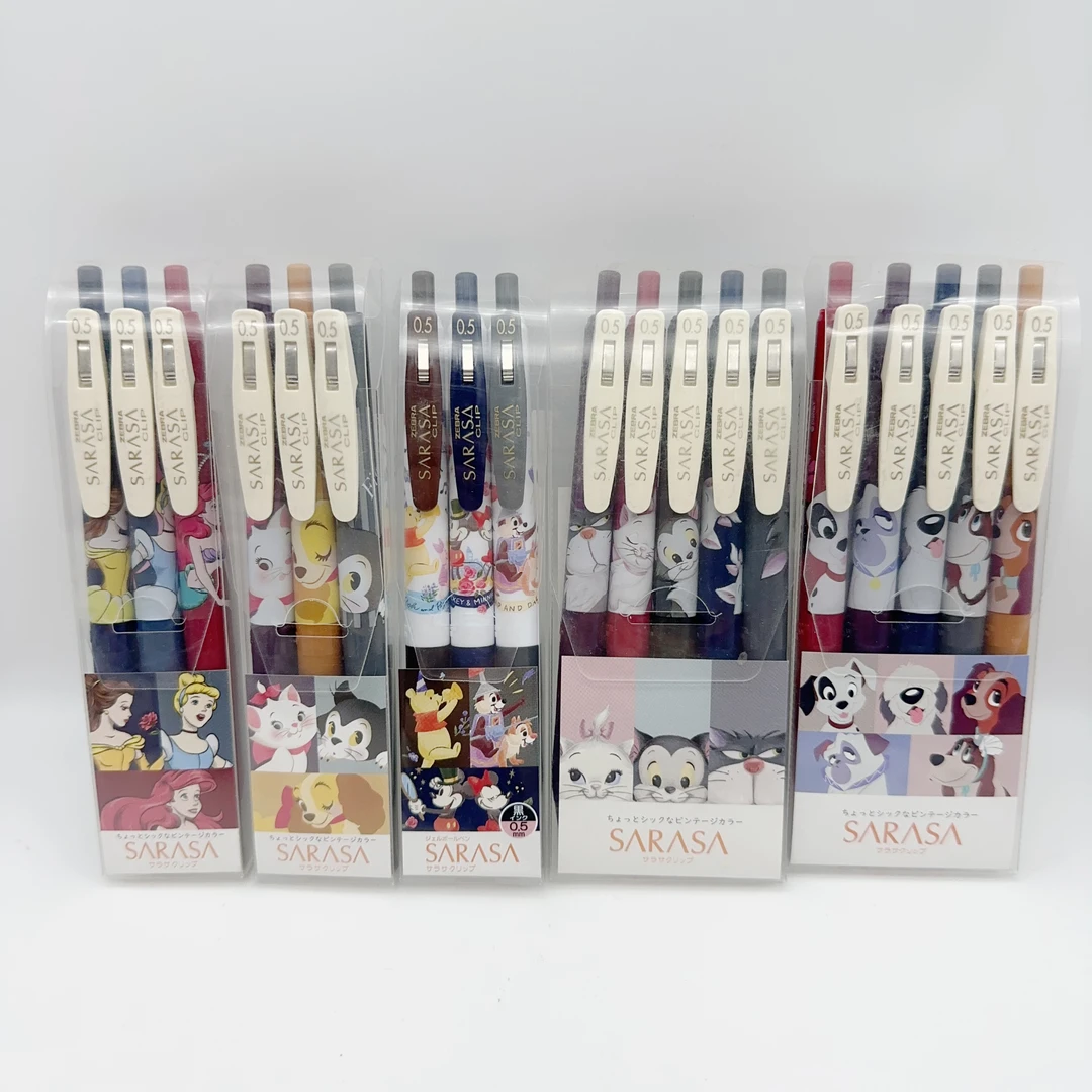 日本斑马牌新款正品爱丽丝奇奇蒂蒂玛丽猫黑色0.5 限定中性笔