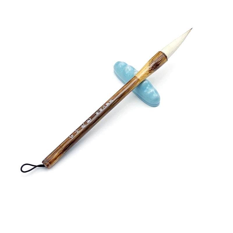 邹绍江笔庄【古法兼毫】 兼毫对联提斗毛笔 出锋7cm 口径1.7cm