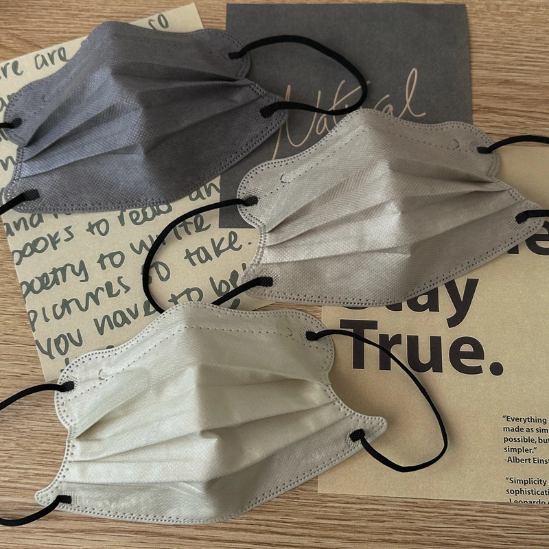 超洋气护眼角莫兰迪灰色口罩女高颜值ins网红个性夏季薄款显脸小