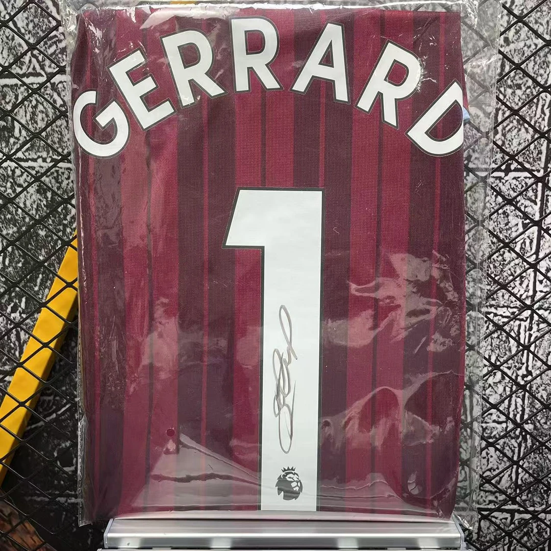 【KMLD】杰拉德丨维拉丨1号丨21-22赛季特别版亲签球衣丨icons认证