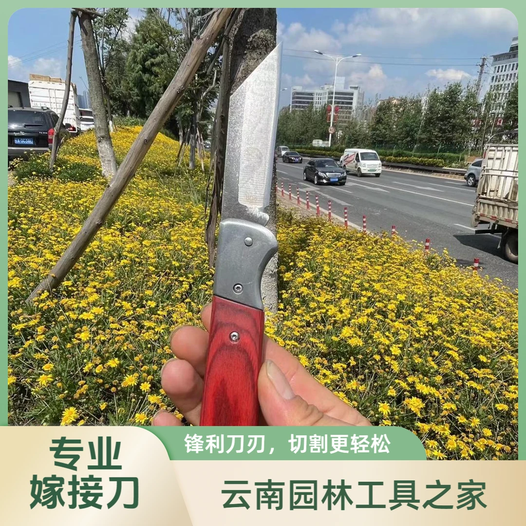 汇鑫山804嫁接刀/锋钢锻打手工制作嫁接刀花卉嫁接多功能园艺工具