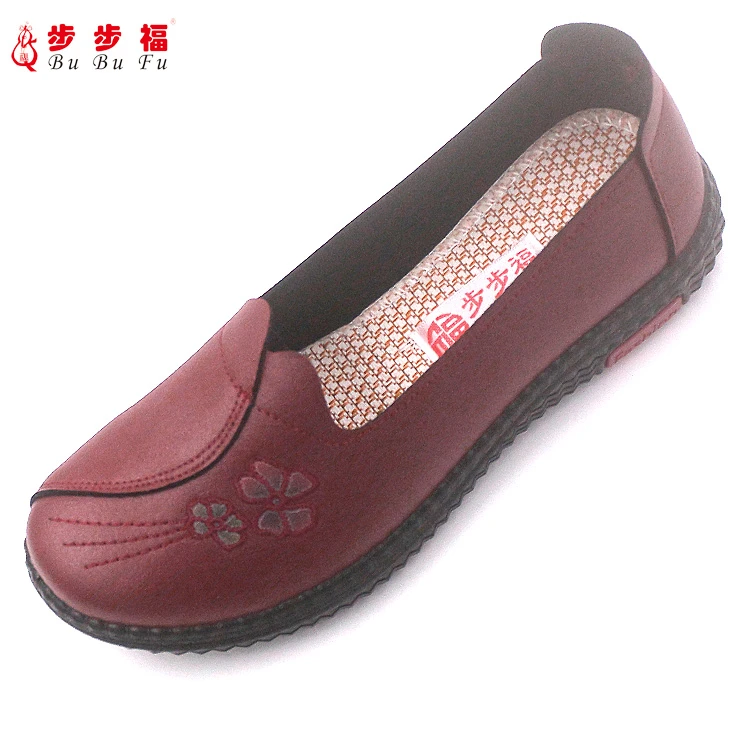 步步福11118新秋老北京布鞋女平底舒适防滑休闲透气老人鞋奶奶鞋