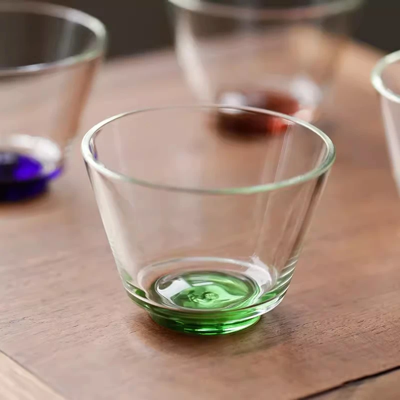 禾器晶彩达杯品茗杯雅杯达杯高硼硅纯手工玻璃主人杯透明110ml