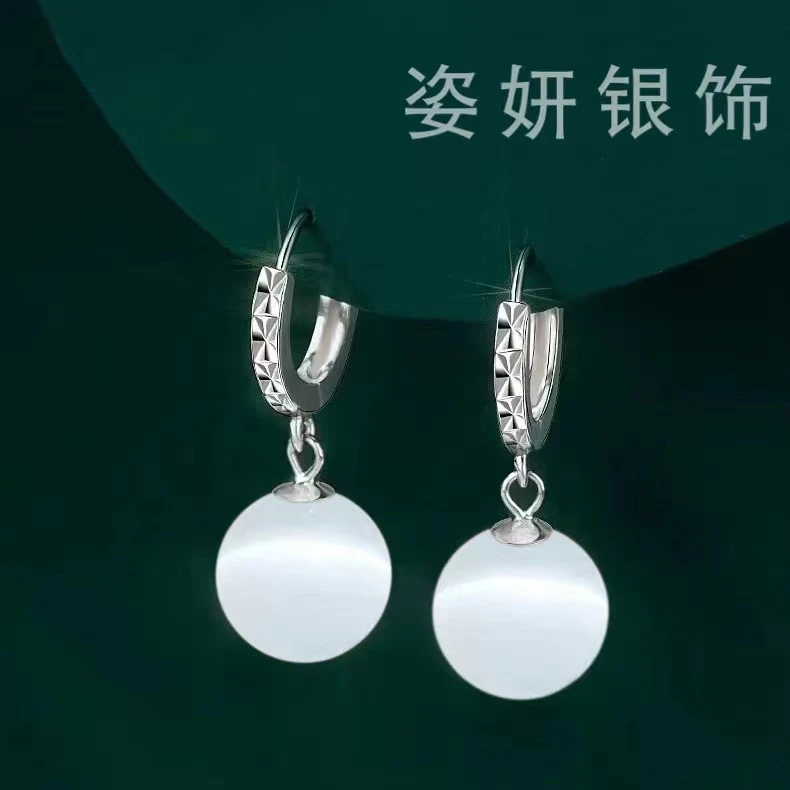 足银耳饰 爆款气质时尚简约耳环防过敏2025年新款高级感耳饰耳坠