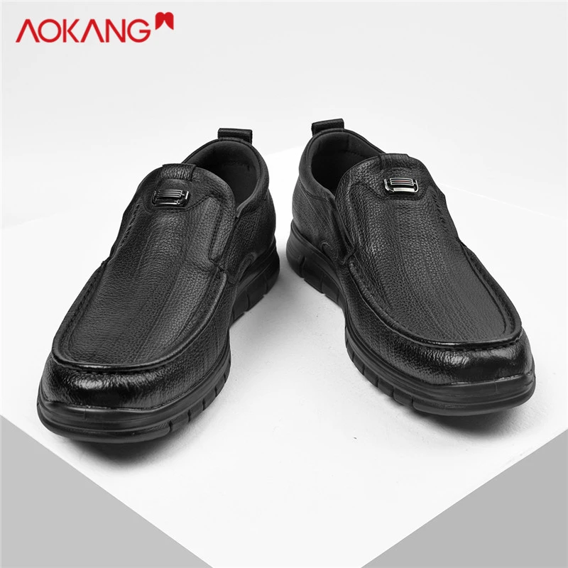 Aokang/奥康2025秋季新款男士休闲舒适商务皮鞋时尚百搭软底男鞋