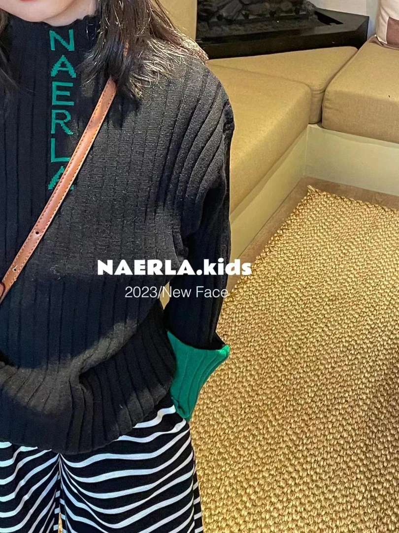 女童打底毛衣洋气百搭毛衣60006 针织衫中大童可以亲子时尚休闲衣