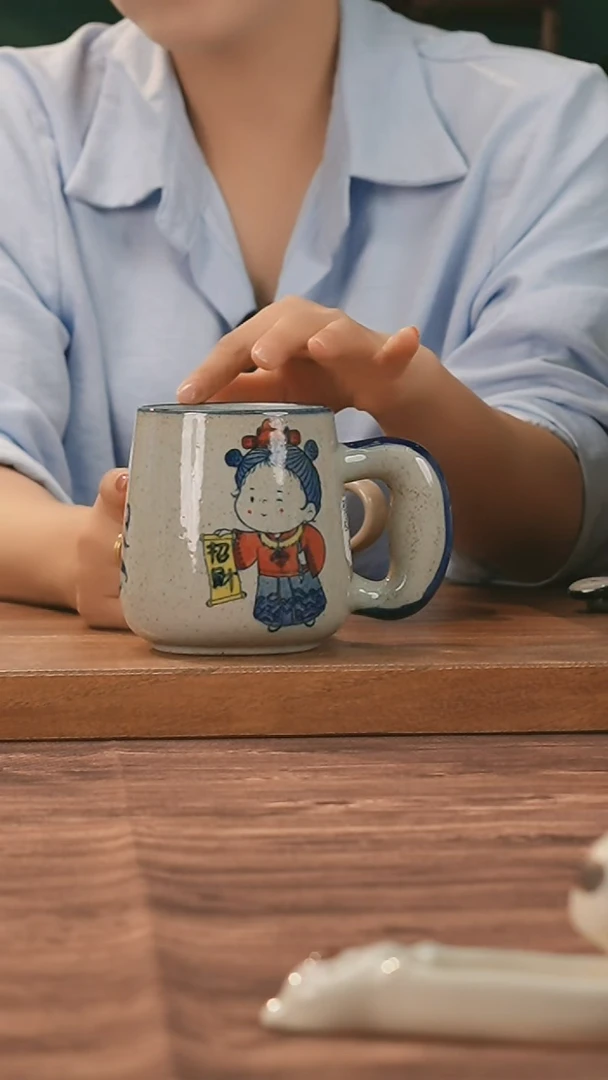 【闪购商品】碗朴艺粗陶手作餐具@@D0682