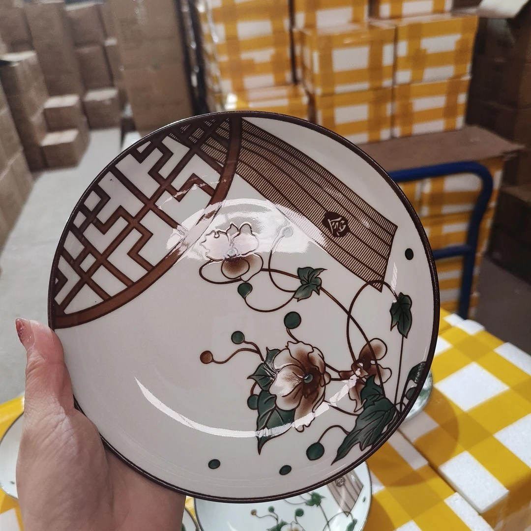 7英寸古韵盘子6只