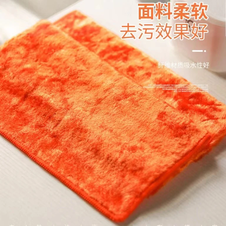 韩国原装进口不粘抹布家用吸水不掉毛竹纤维抹布(福利)