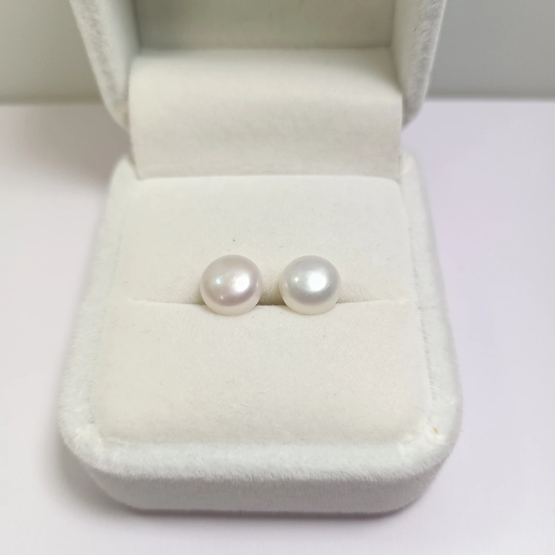 天然珍珠设计款爆款耳钉