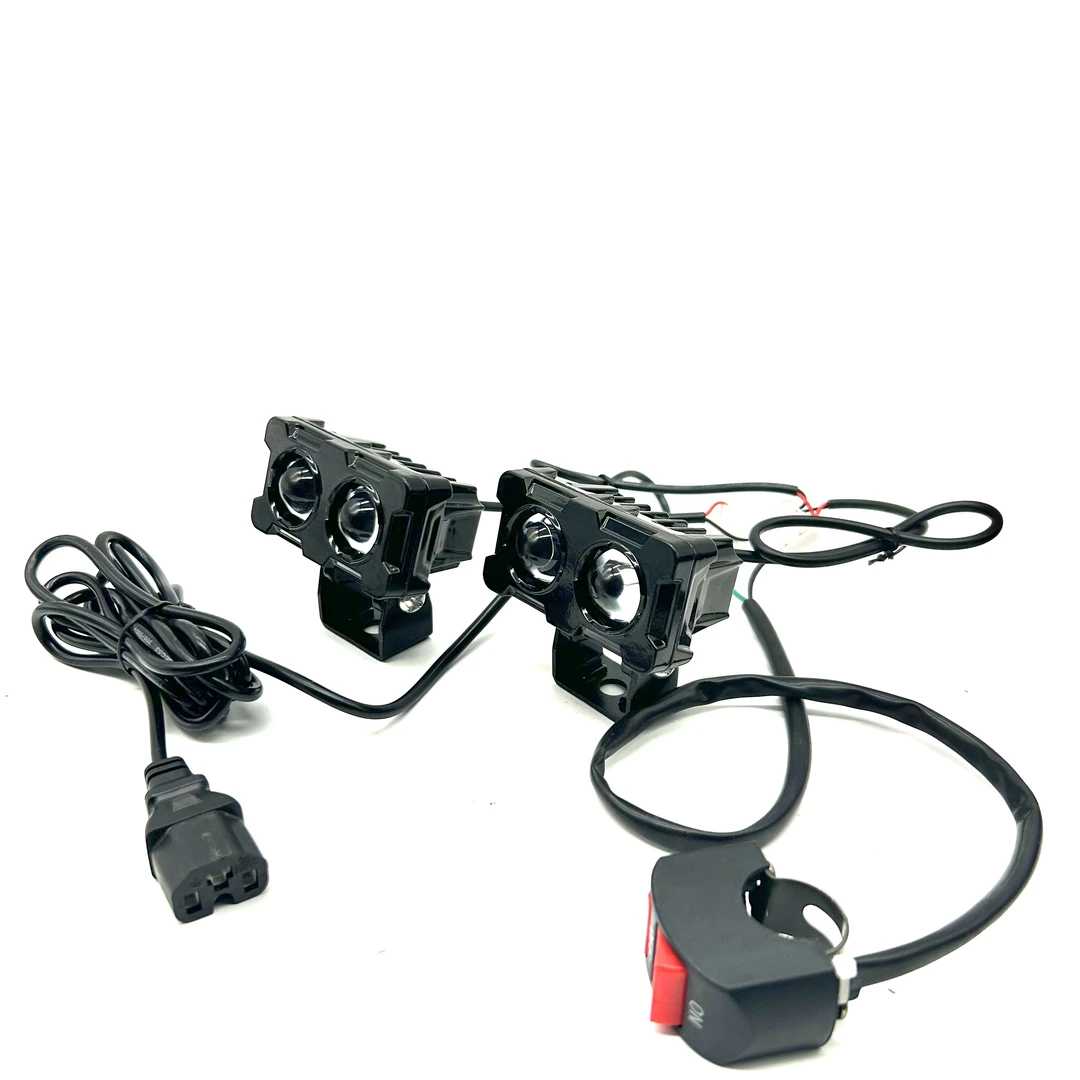 双透镜电动车LED射灯电压12V-85V通用