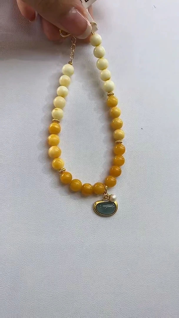 【闪购商品】琥珀颈饰未镶嵌QS1278琥珀蜜蜡