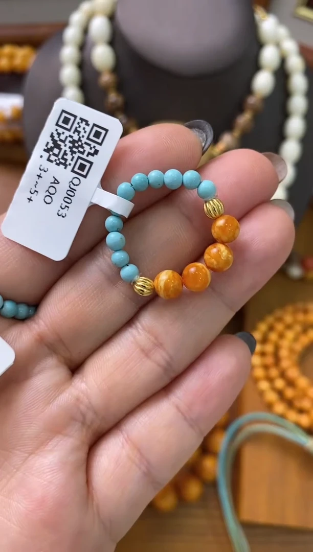 【闪购商品】蜜蜡戒指未镶嵌QJ0053(多样性发货发一件)