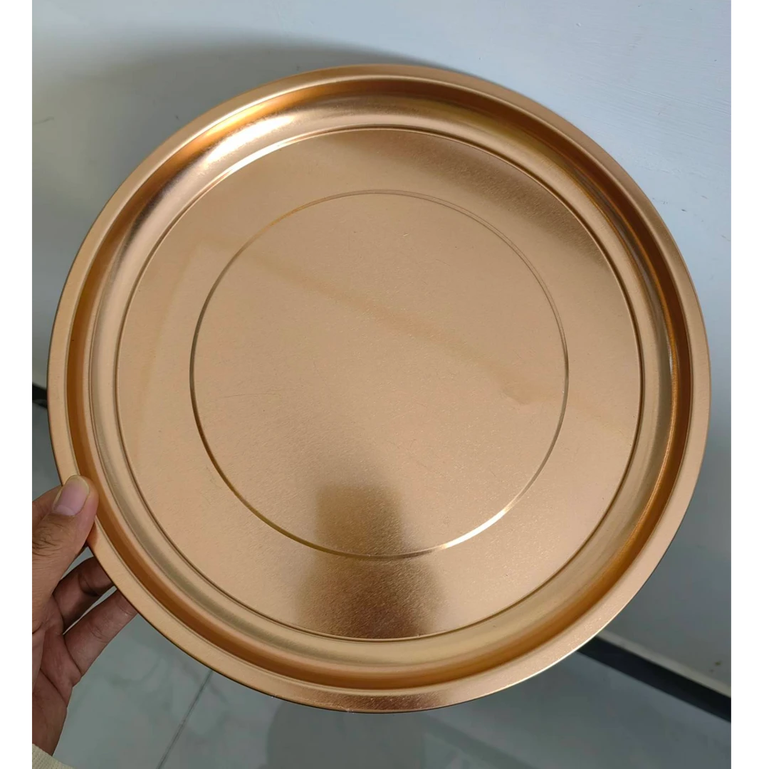 盘子复古托盘手工商用圆形圆形环保环保家用家用加厚陶瓷圆盘餐盘