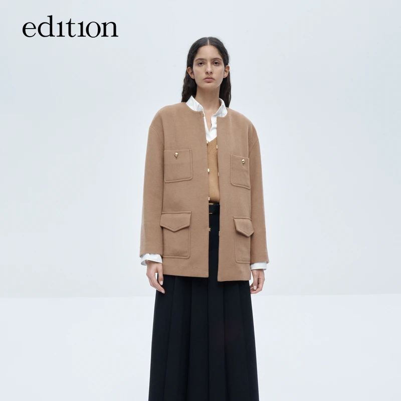 【商场同款】edition冬小香风双面外套#EBC4COT015