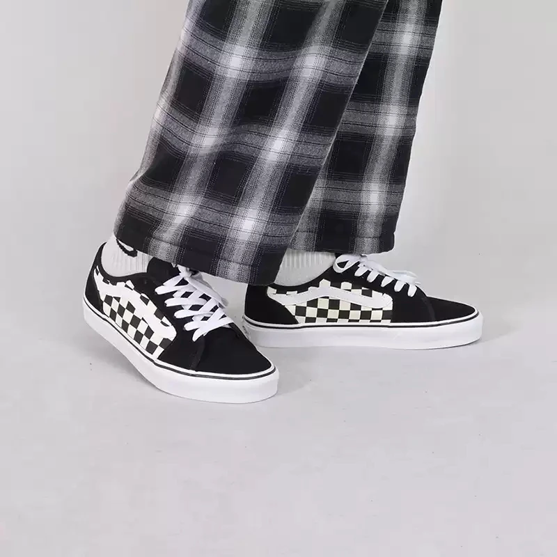 Vans范斯Filmore Decon黑白棋盘格男鞋潮流休闲板鞋VN0A3WKZ5GX