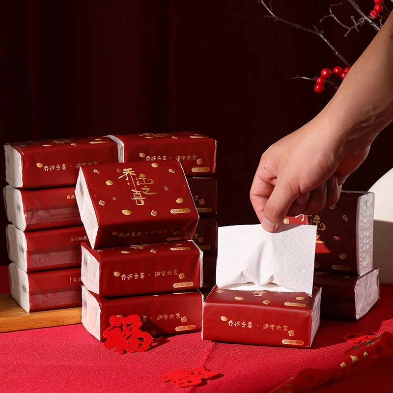 乔迁之喜抽纸新居布置装饰纸巾摆件新房搬家入宅仪式入伙用品大全