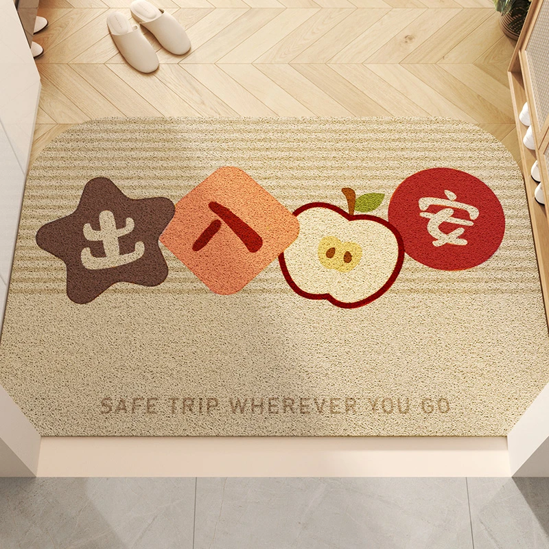 地垫2025新款入户门垫耐脏丝圈脚垫家用进门口可裁剪除尘防滑地毯