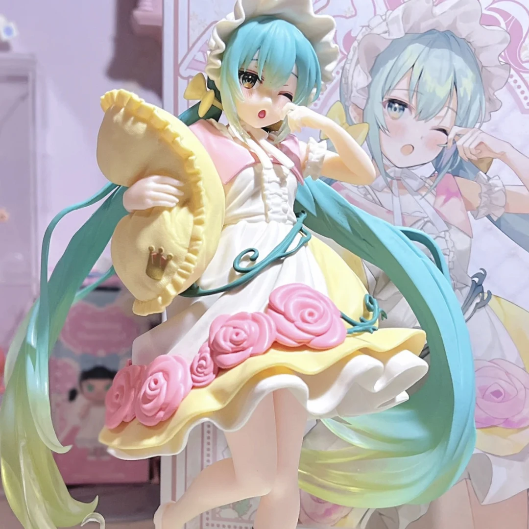 初音未来手办动漫二次元童话仙境睡美人初音cm桌面机箱模型礼物
