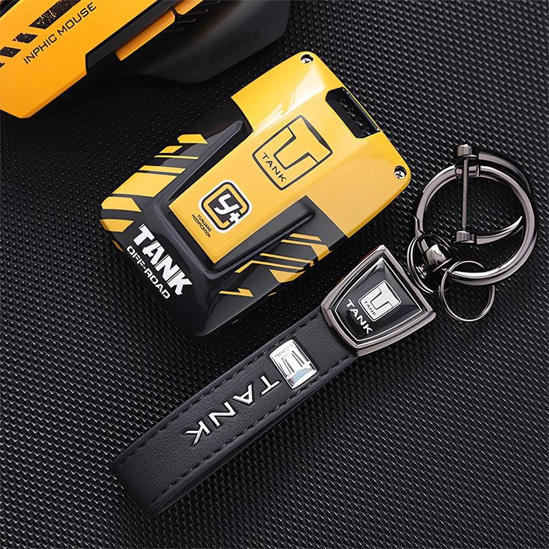 2024坦克300钥匙套23款三百400hi4t赛博坦克500车700包扣女男炫酷