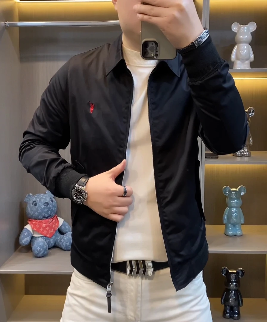 2025春季新款行政夹克外套1085休闲夹克高品质百搭潮流男士上衣