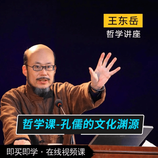 王东岳哲学课之孔儒的文化渊源【12节视频课】
