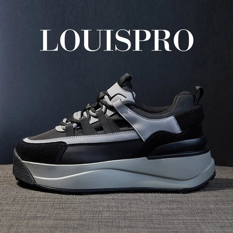 【LOUISPRO】意大利轻奢运动鞋老爹鞋松糕底厚底加绒潮鞋女鞋