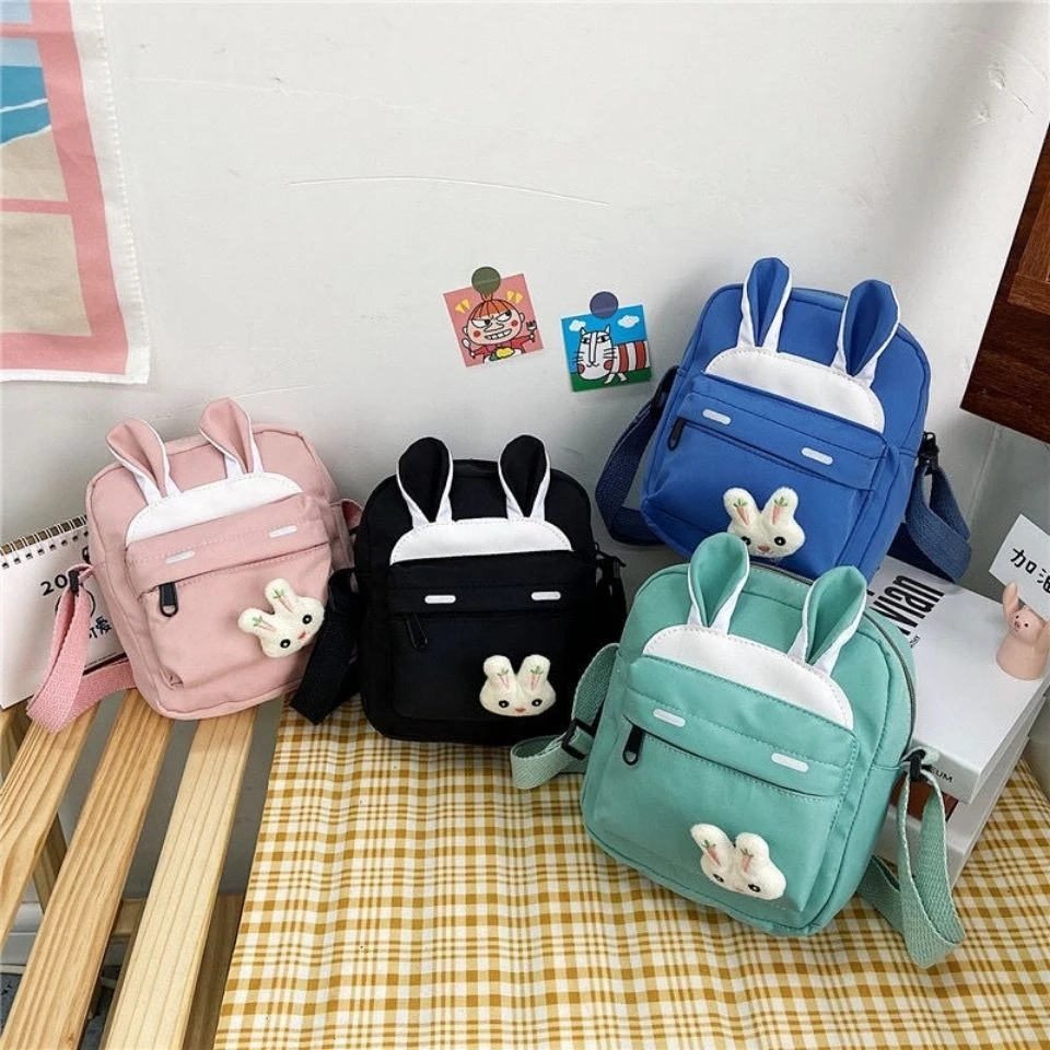 帆布包女学生韩版百搭斜挎单肩包ins日系小仙女新款可爱少女包包