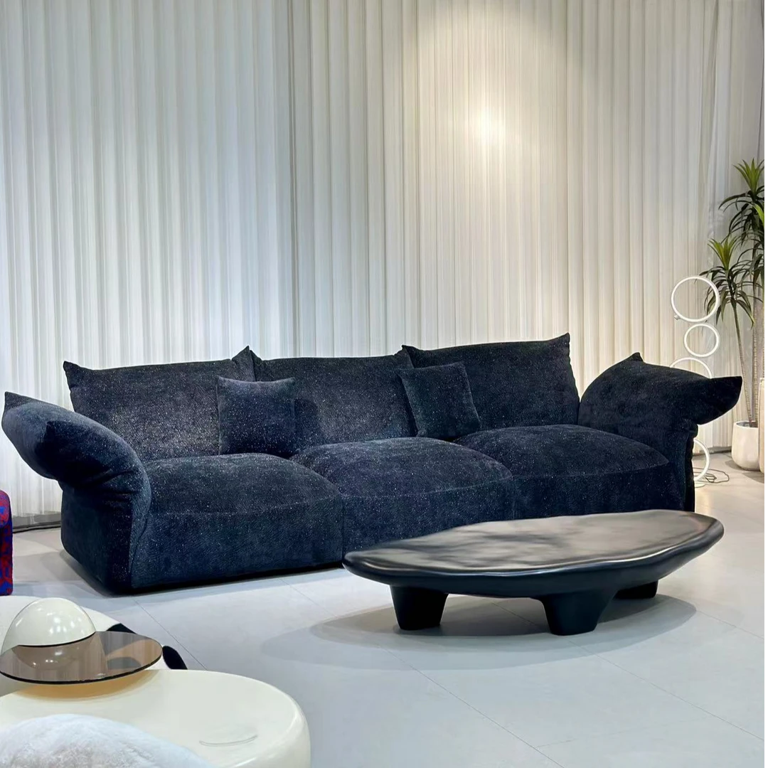 【花瓣沙发】布艺直排网红简约轻奢客厅沙发小户型家用意式极简