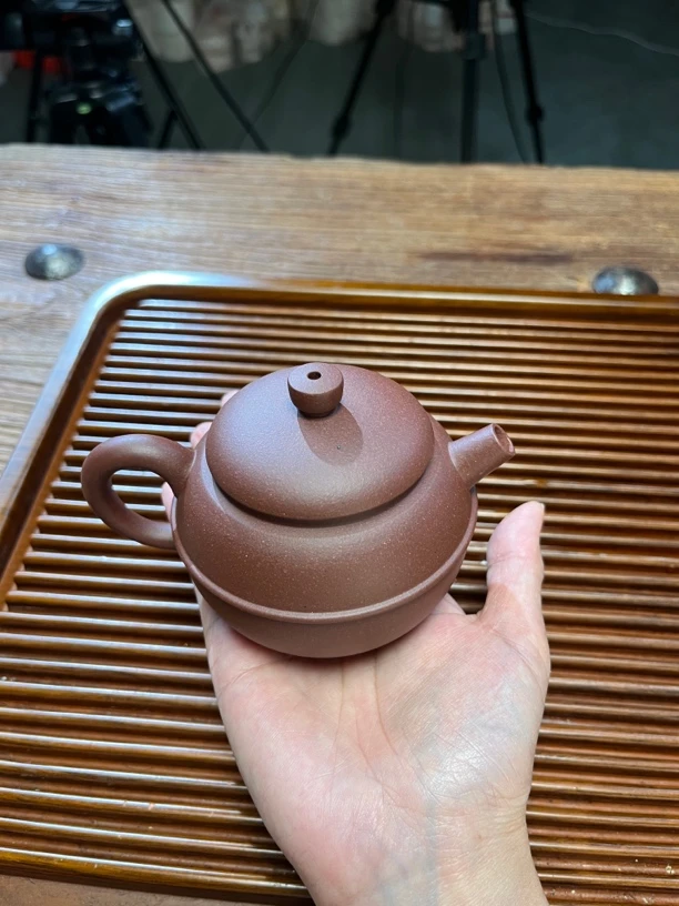 紫泥 中槽 线圆壶200cc