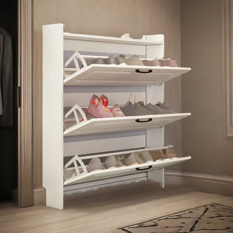 现代简约窄边鞋柜大容量入户客厅玄关一体简易进门轻奢新款储物