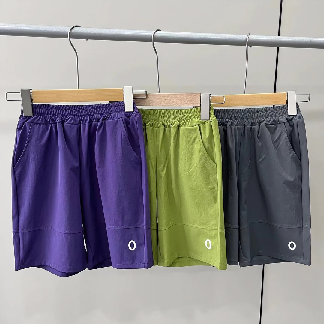 男女童裤子运动短裤儿童弹力五分裤透气夏季速干纯色夏款