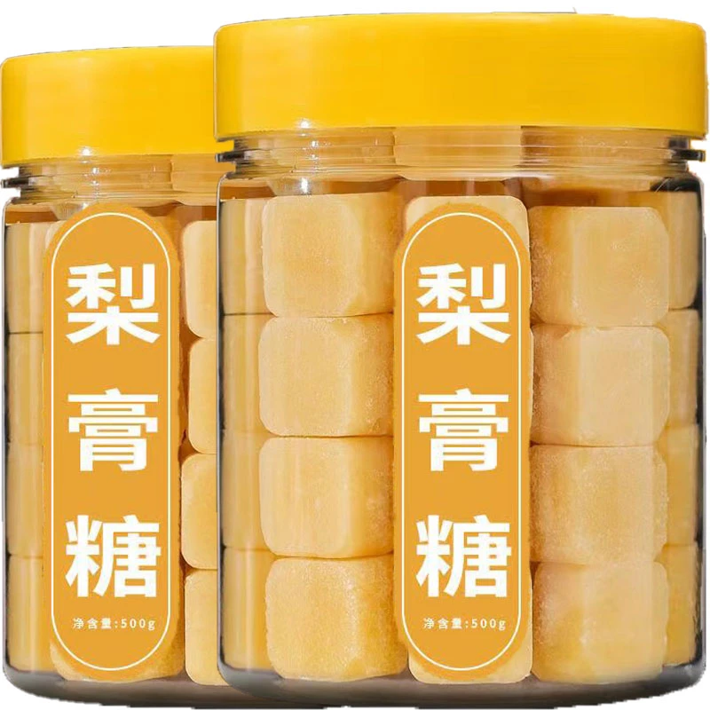罐装手工特产梨膏糖甘甜薄荷糖无添加香甜秋梨膏糖上火嗓子润喉糖