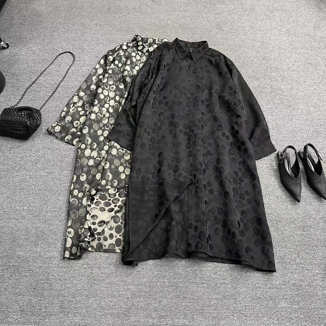 瑶睿安No退No换！！慎拍！！240斤衬衫裙连衣裙宽松长裙3233